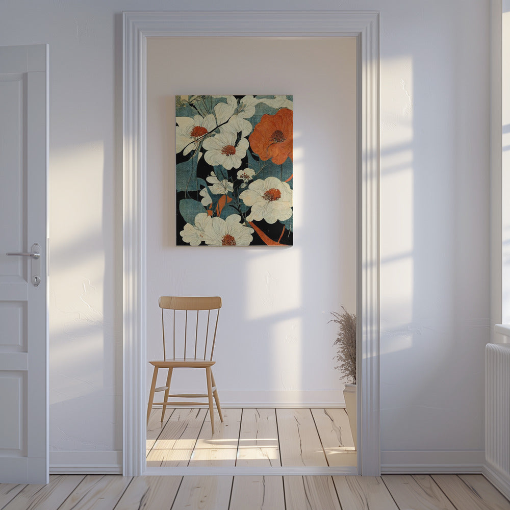 Asiatiska blommor | Canvas