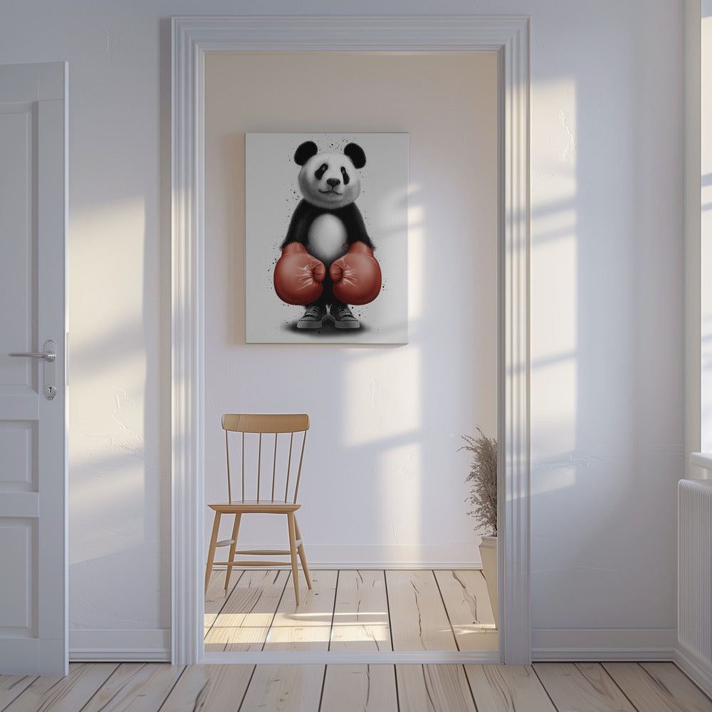 PANDA BOXEUR | Tableaux sur Toile