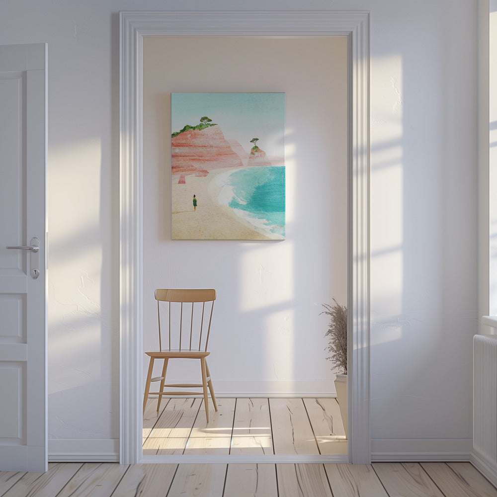 Strandflicka iv | Canvas