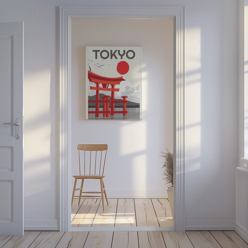 Tokio zon | Canvasprints