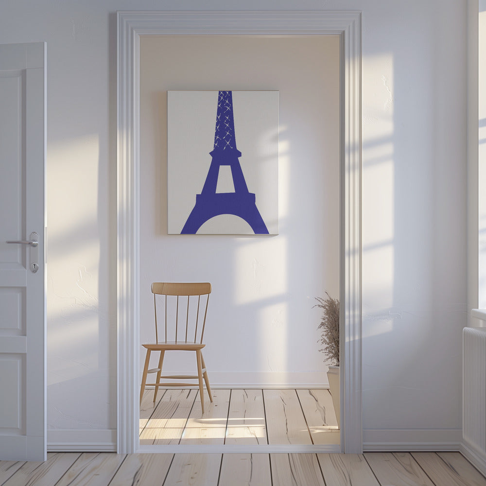 Eiffel Bleu | Tableaux sur Toile