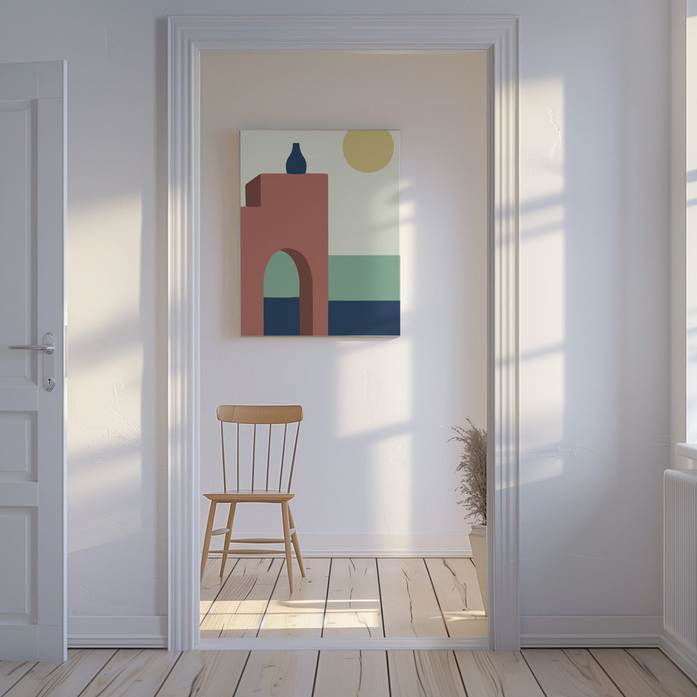 Boho Minimalistisch Ontwerp #1 | Canvasprints
