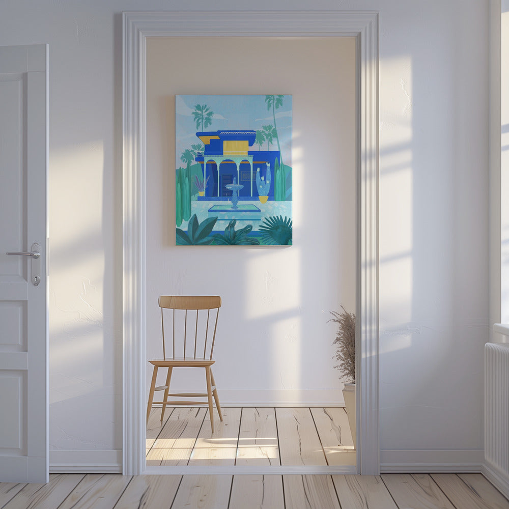 Marockansk trädgård | Canvas