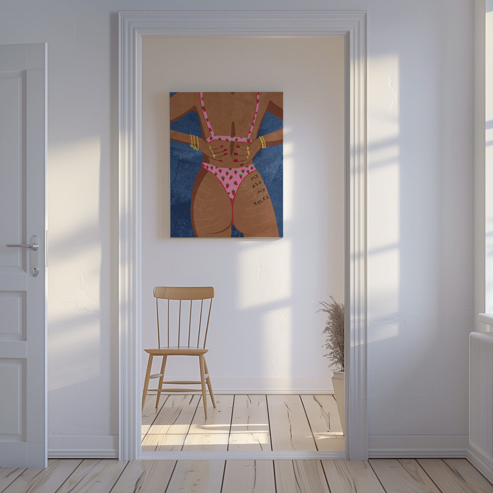 Mein Arsch, meine Regeln | Leinwand-Bilder