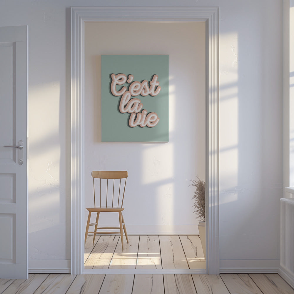 C'est La Vie | Tableaux sur Toile