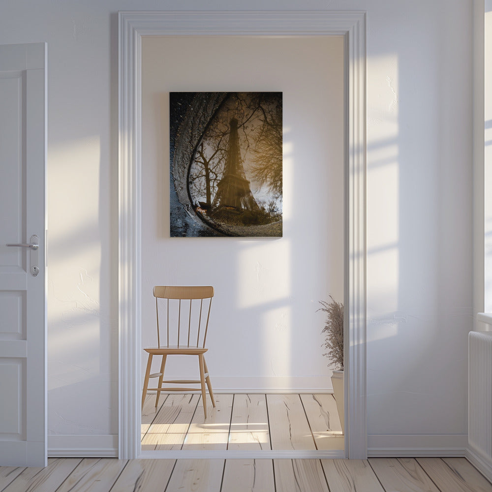 Eiffeltornets reflektion | Canvas