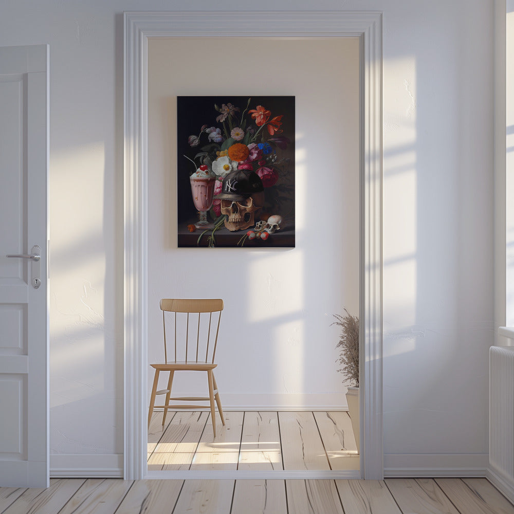 Dödskalle Stilleben | Canvas