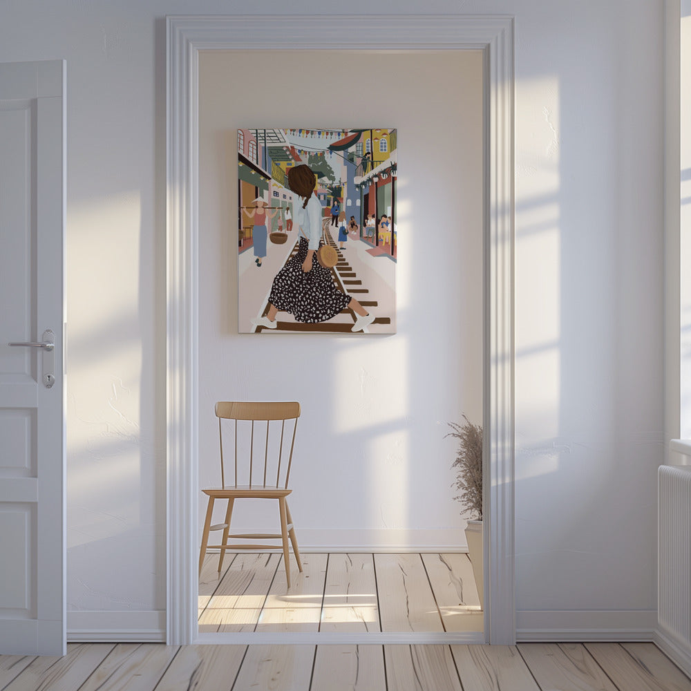 Reis de wereld rond | Canvasprints