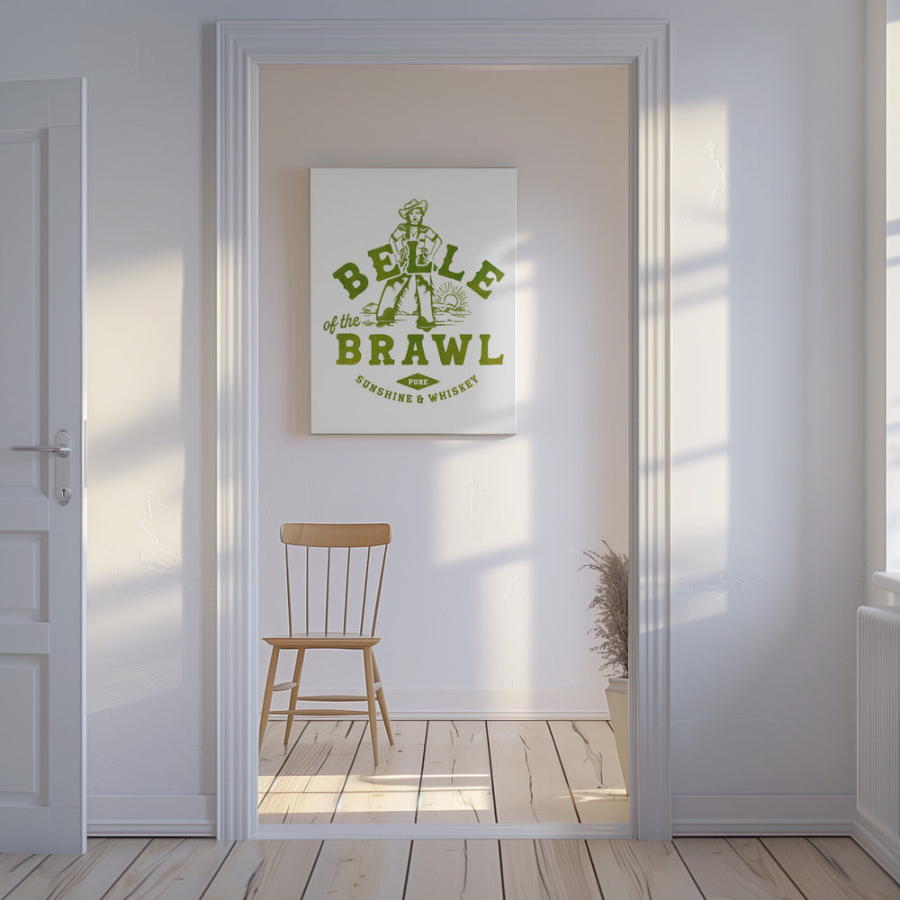 Arte de pared de vaquera de Belle Of The Brawl | Impresiones en Lienzo