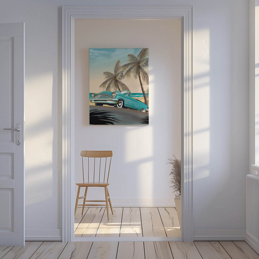 Vintage Beach Vacation | Canvas