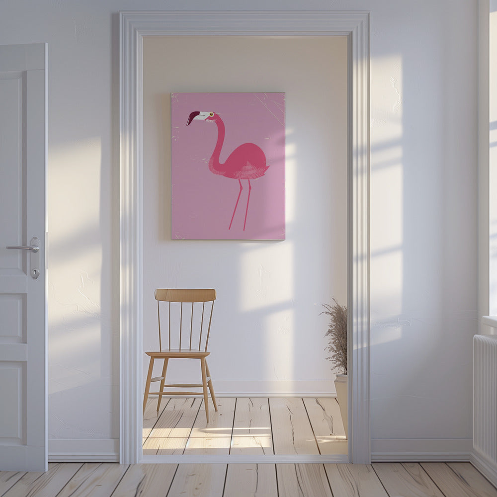 Flamingo Bird | Canvas
