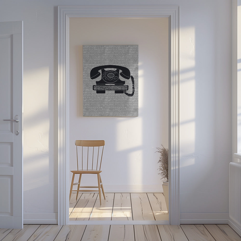 Vintage Rotary Telephone | Canvas