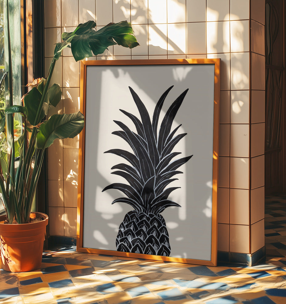 Ananas nero | Poster - Stampe d’Arte