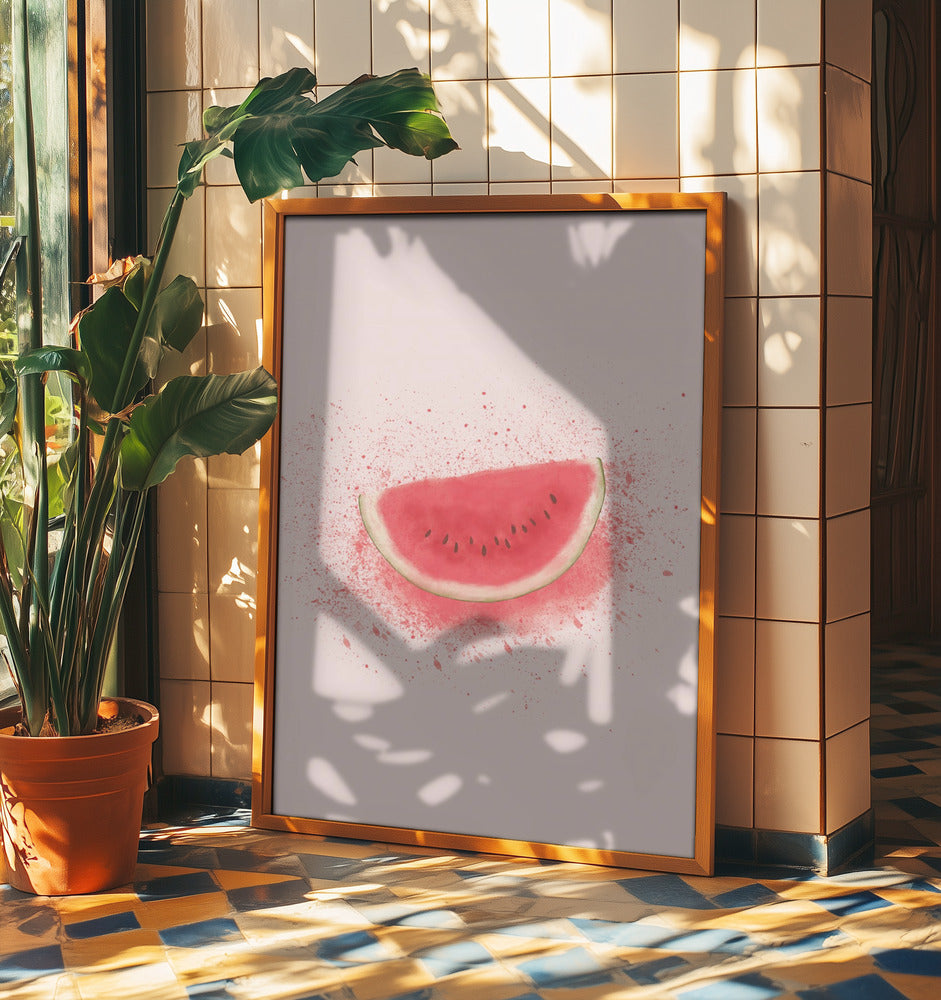Vattenmelonplask | Poster