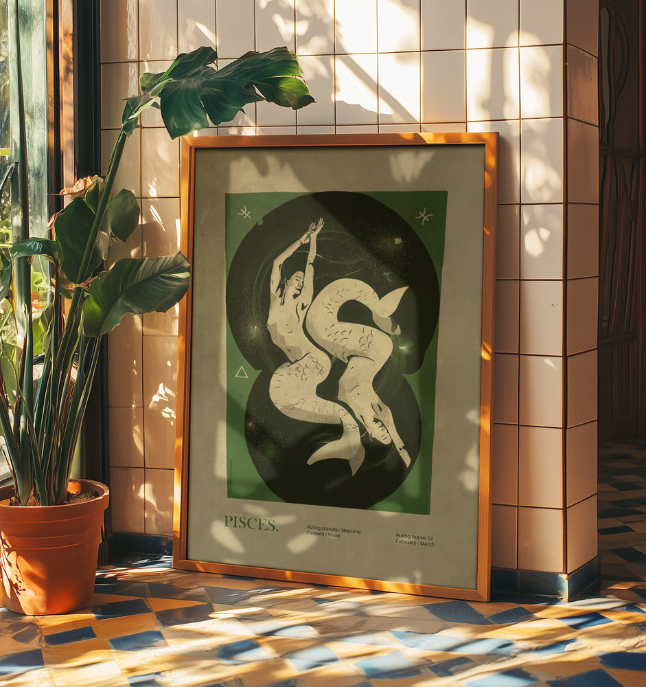 Pisces print | Poster