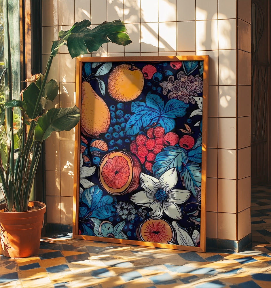 Fleurs et fruits 6 | Posters - Affiche Artistique