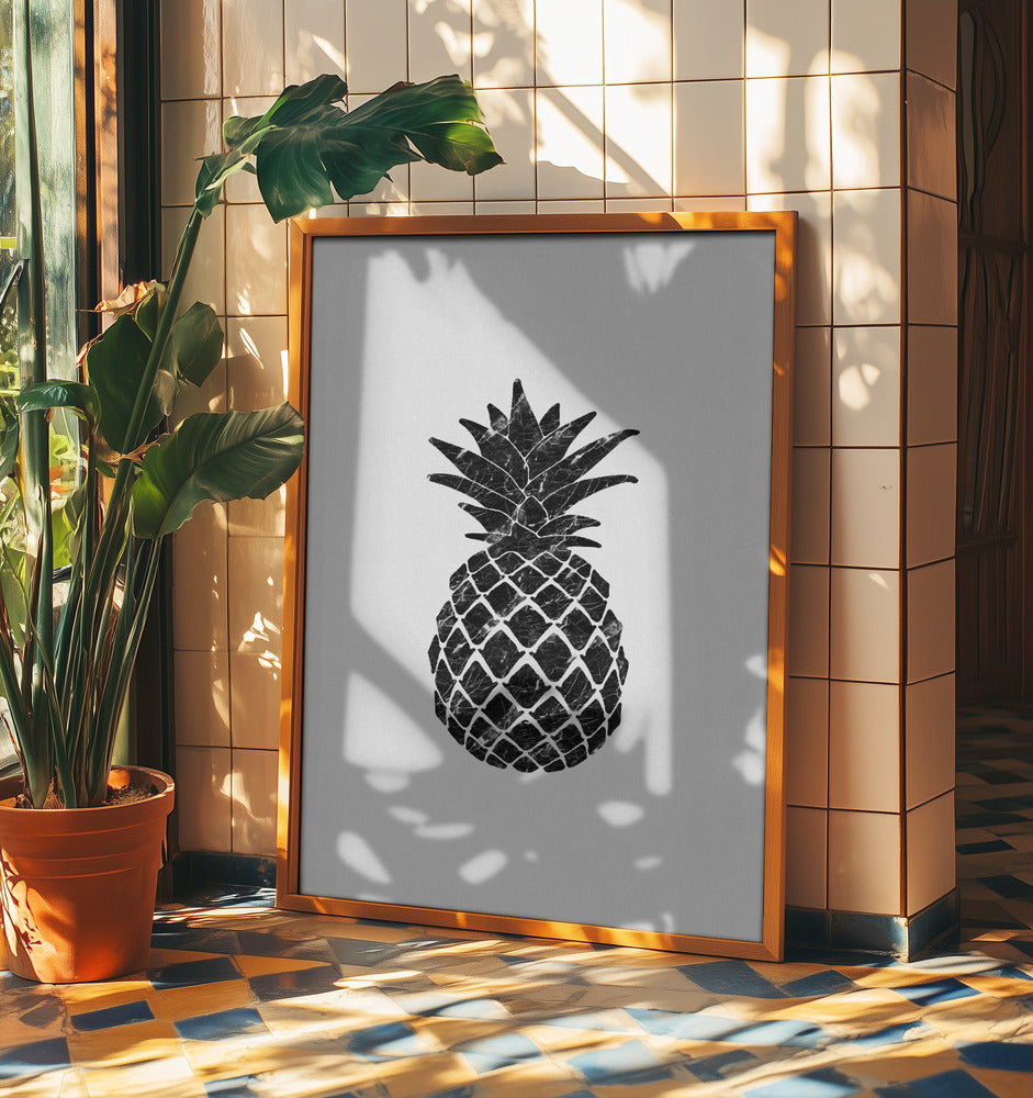 Marmor Ananas | Plakater - Kunsttrykk