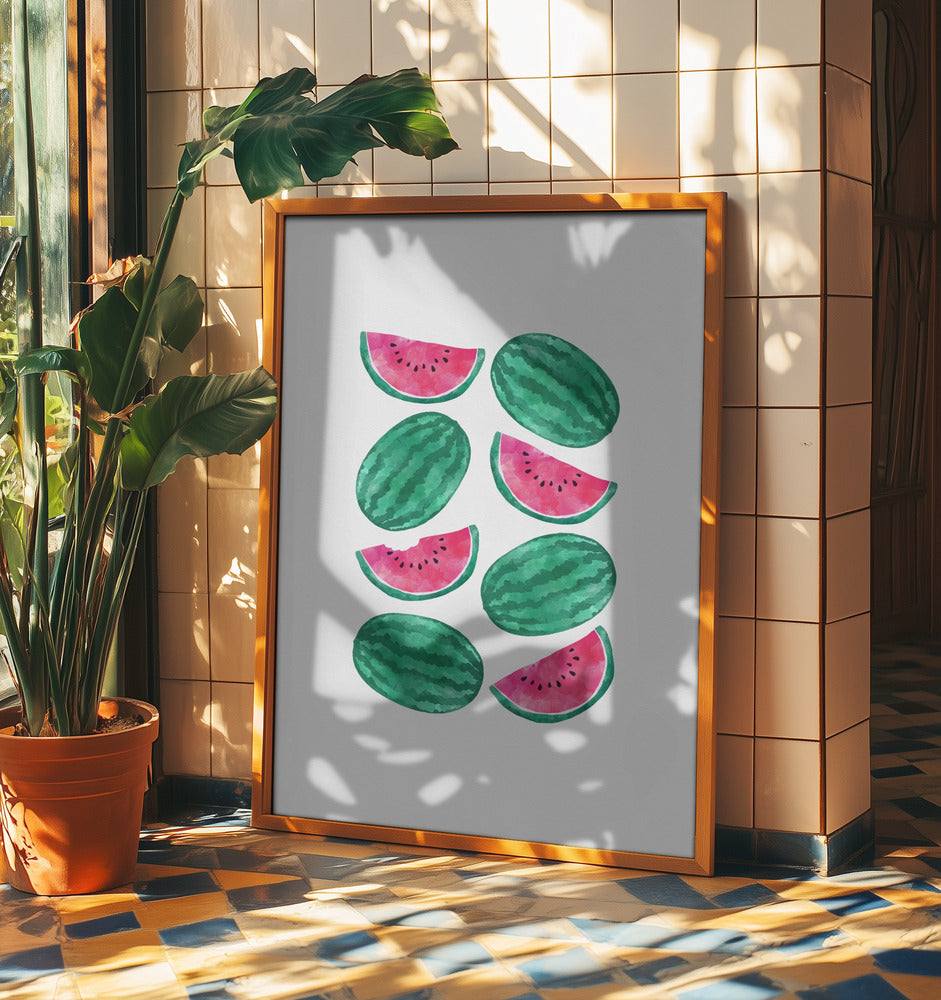 Multitud de sandías | Posters - Impresiones de Arte
