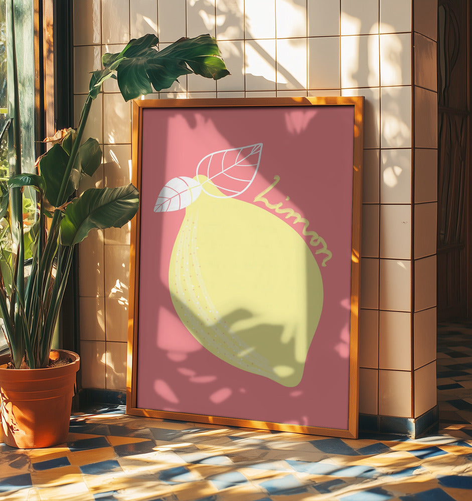 Yellow Citrus Charm | Poster