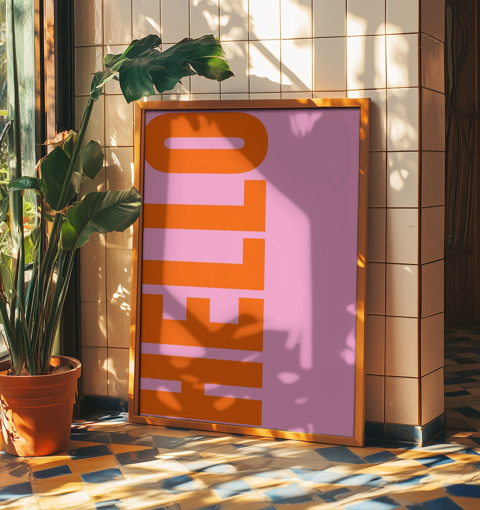 Bold Greeting Burst | Poster