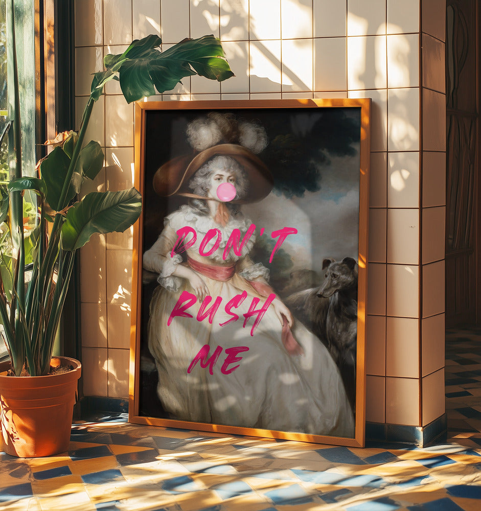 Don't Ruch Me / Veränderte Kaugummi-Collage | Poster