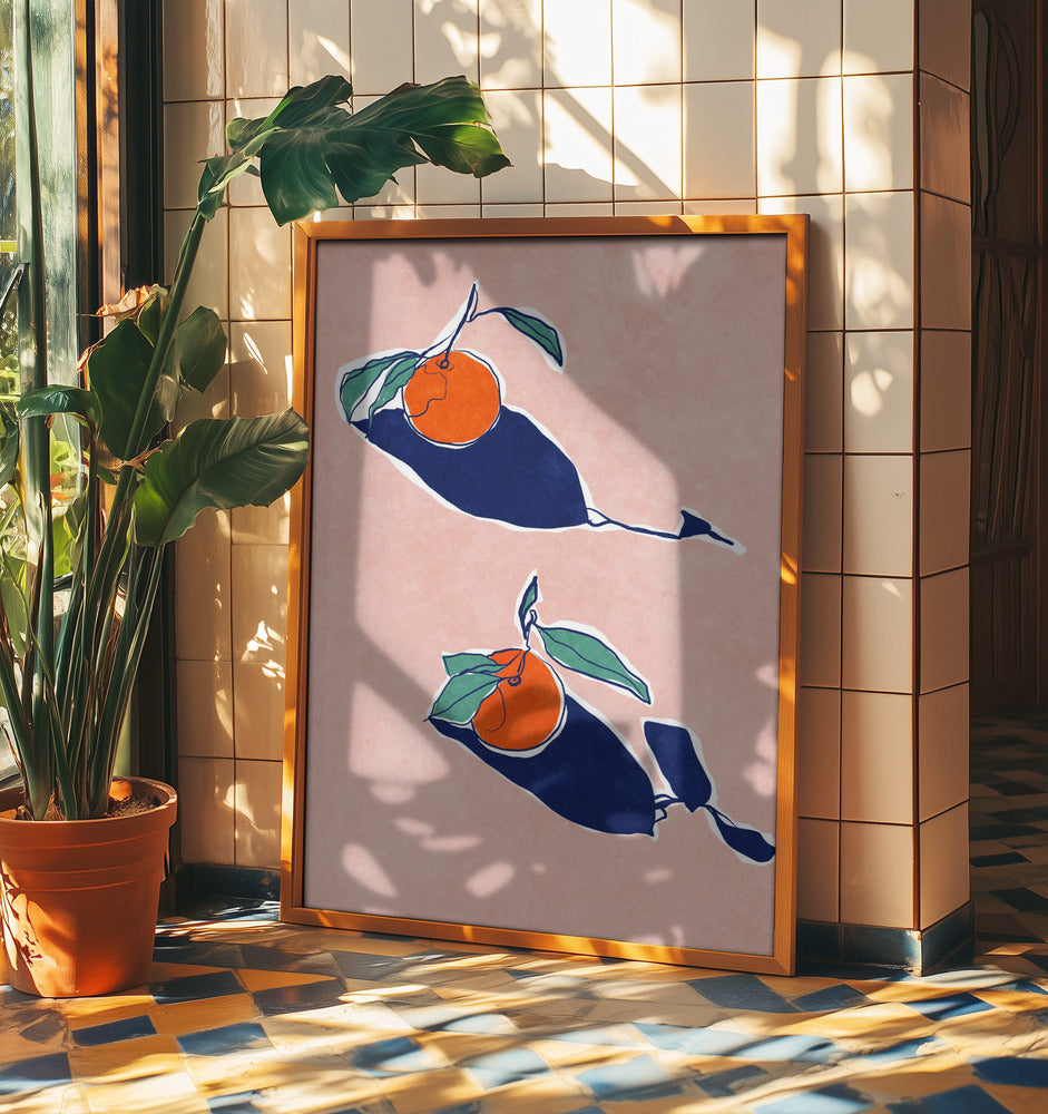 Abstract Oranges | Poster