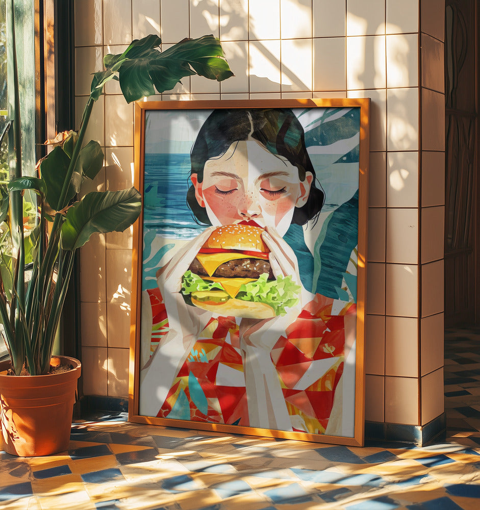 Taste Eating woman | Poster