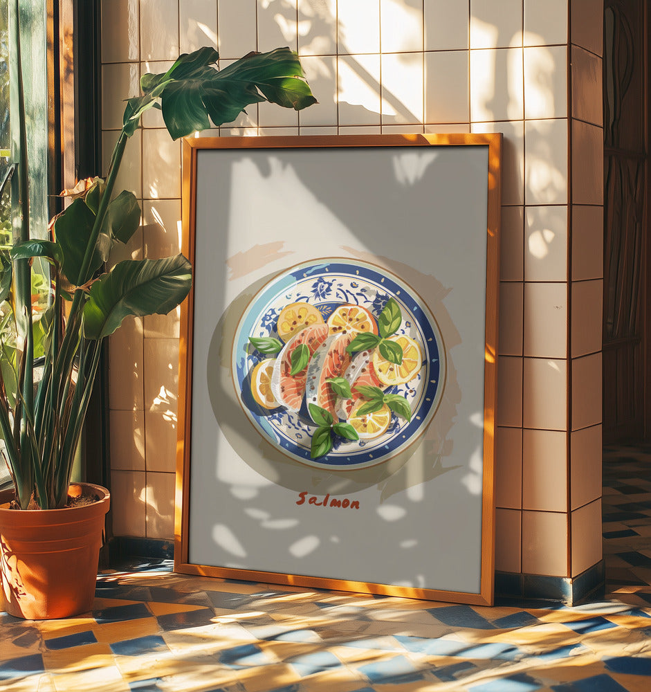 Zesty Salmon Plate | Poster