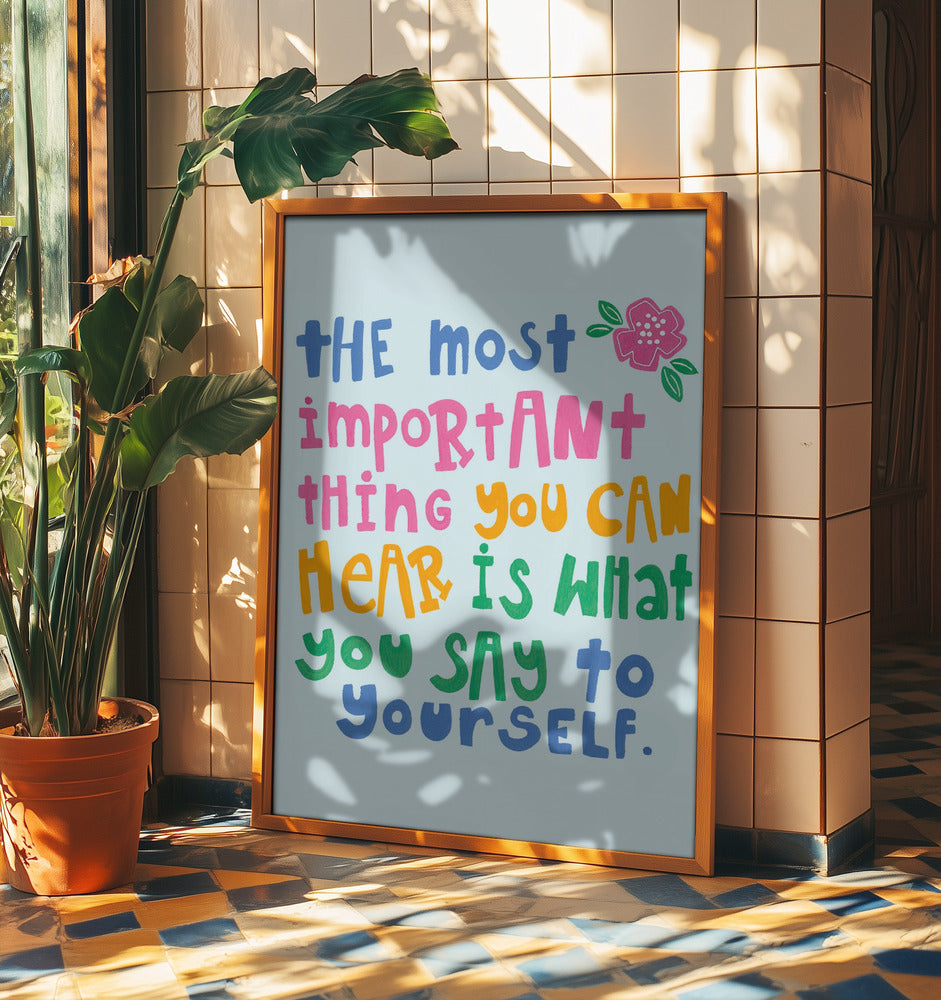 Obra de arte motivacional colorida | Posters - Impresiones de Arte