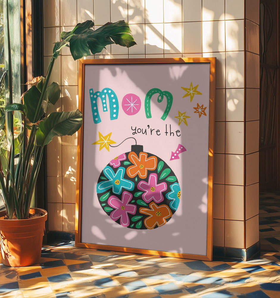 El deleite floral de mamá | Posters - Impresiones de Arte