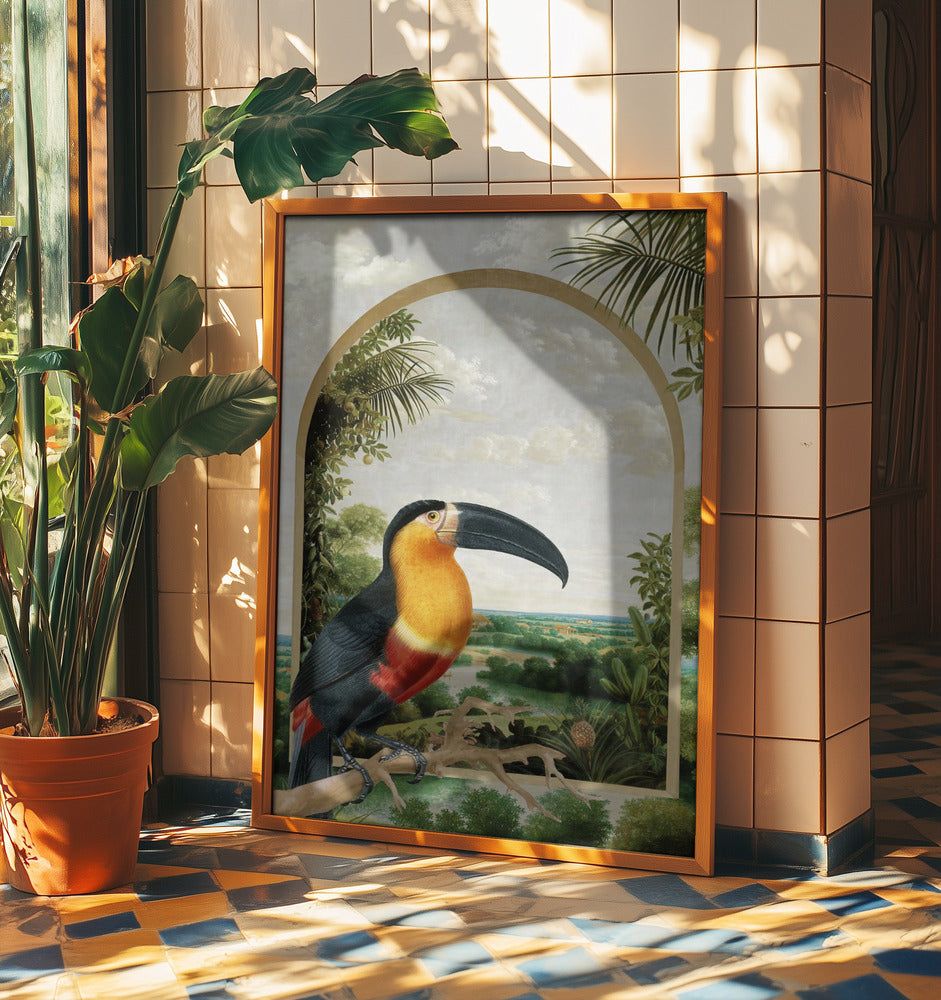 Toucan Perched on a Branch | Poster