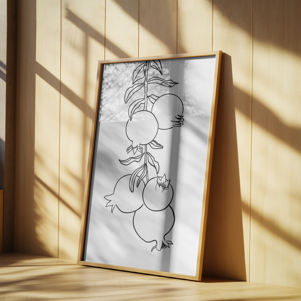 Branch of pomegranates | Poster