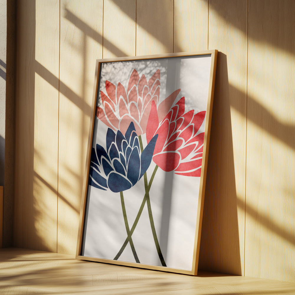 Three Dancing Blossoms | Poster