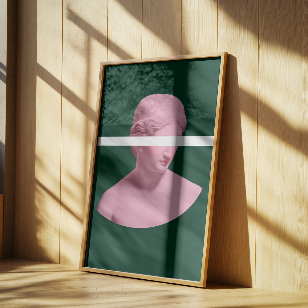 Pink and Green Artemis | Poster