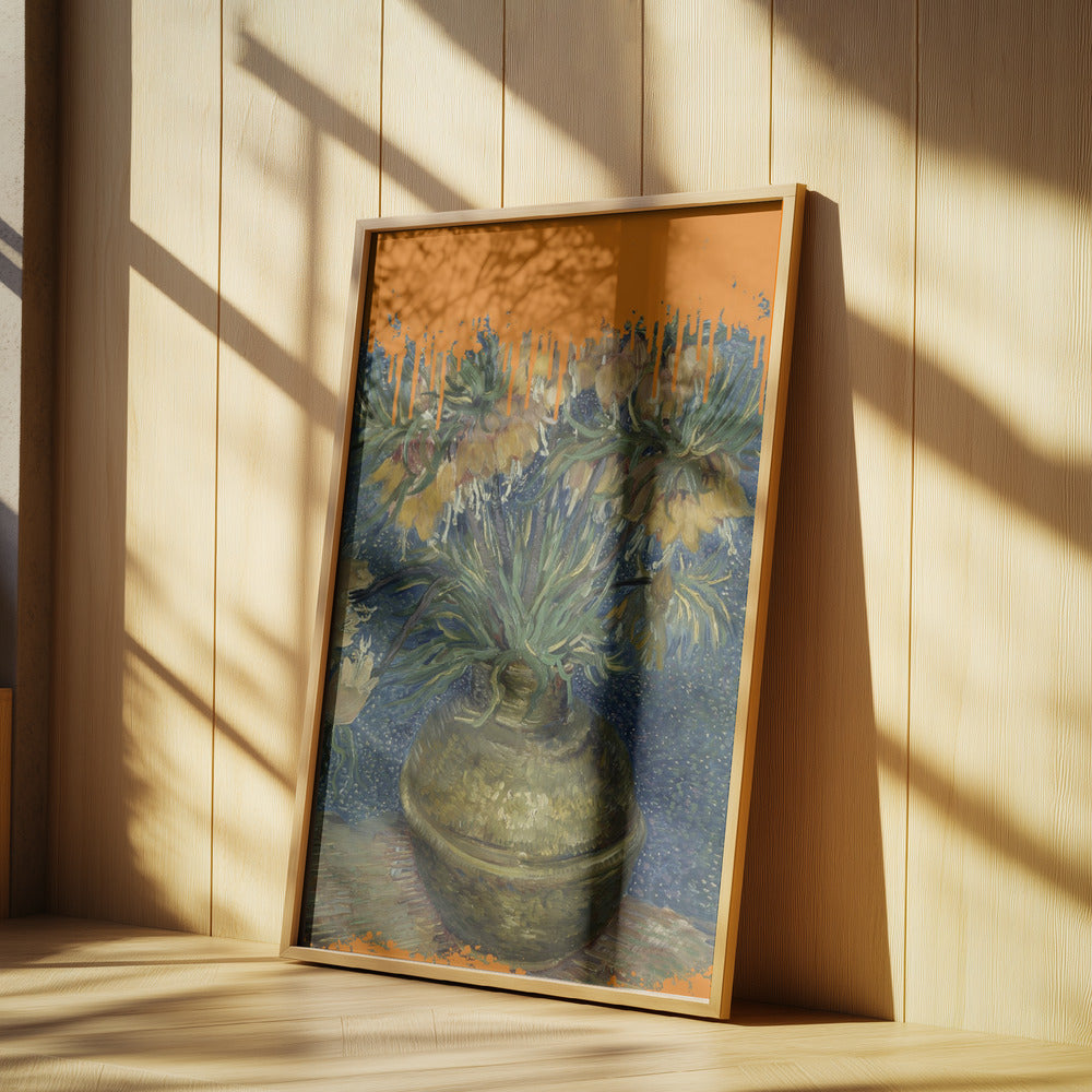 Collage Sunflowers and the splash Van Gogh | Poster