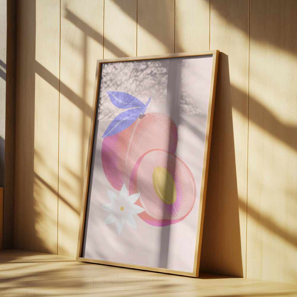 Textured Peach | Poster