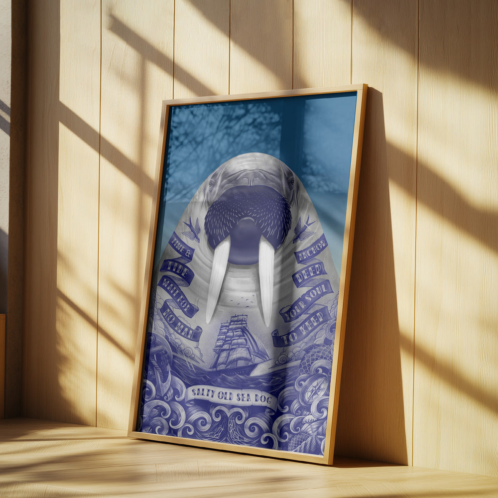 Salty Old Sea Dog | Poster