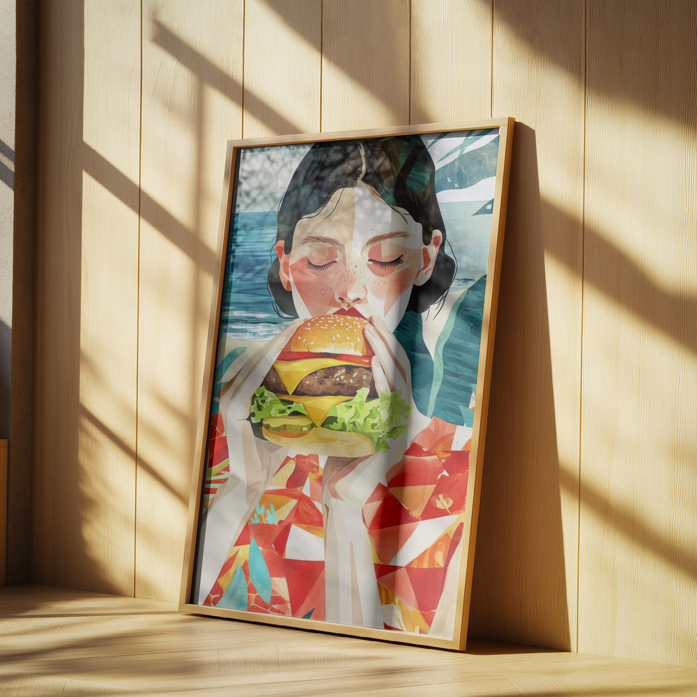 Taste Eating woman | Poster