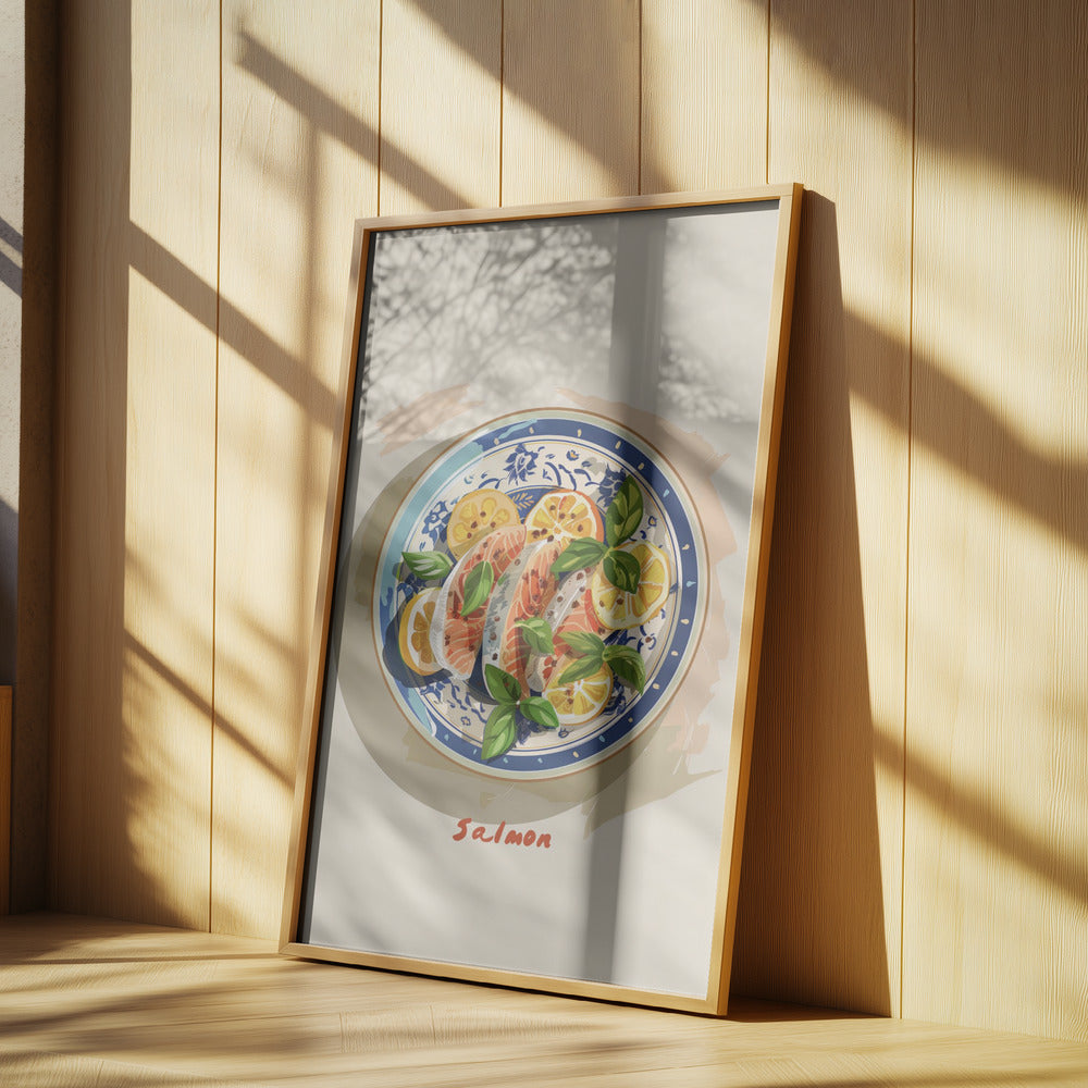 Zesty Salmon Plate | Poster