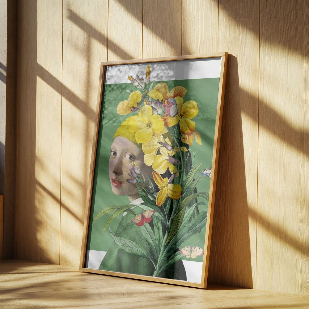 Flicka med pärlörhänge vårutgåvan | Poster