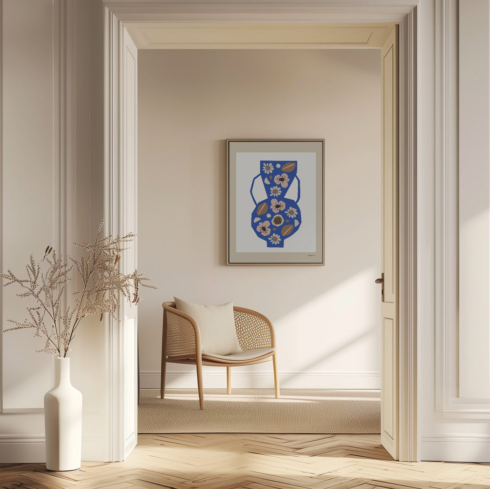 Floral Vase Harmony | Poster