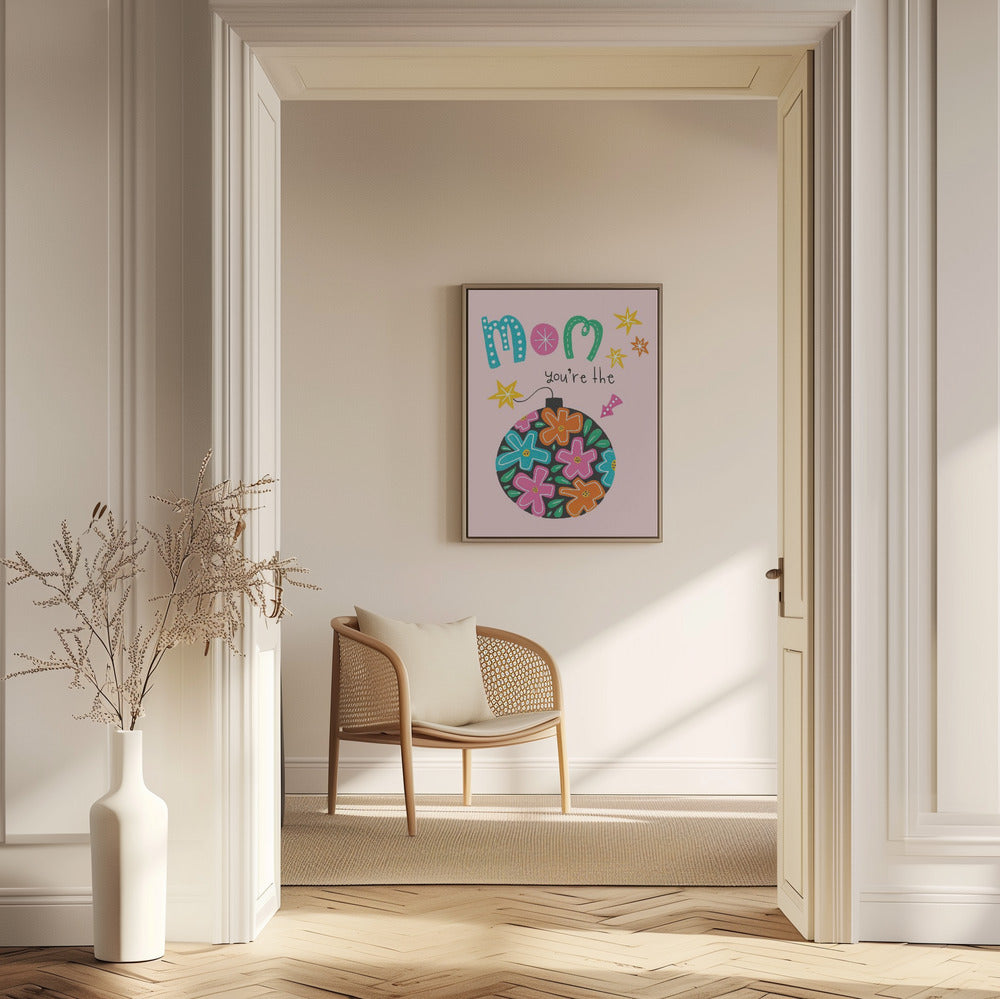 El deleite floral de mamá | Posters - Impresiones de Arte