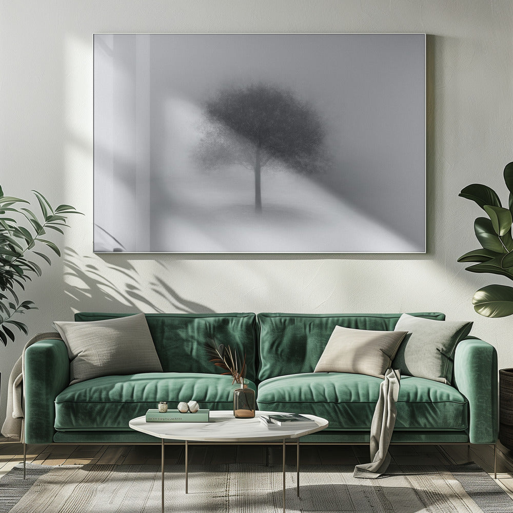 Albero nella nebbia | Stampe su Tela