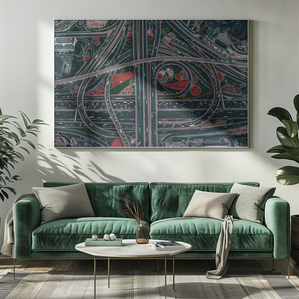 stedelijk labyrint | Canvasprints