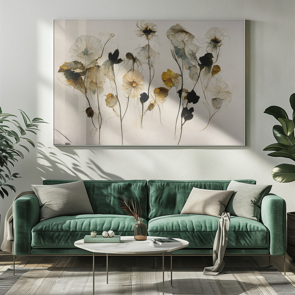 Bellissimi fiori secchi | Stampe su Tela