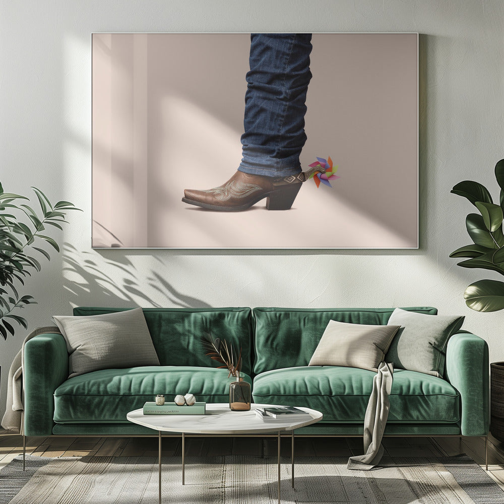 Niet Serieuze Cowboy | Canvasprints
