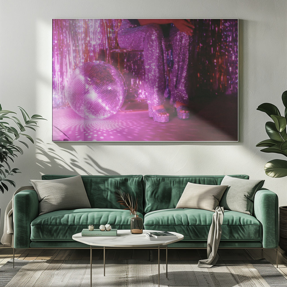 Glitter Disco Vibes | Lærredsbilleder