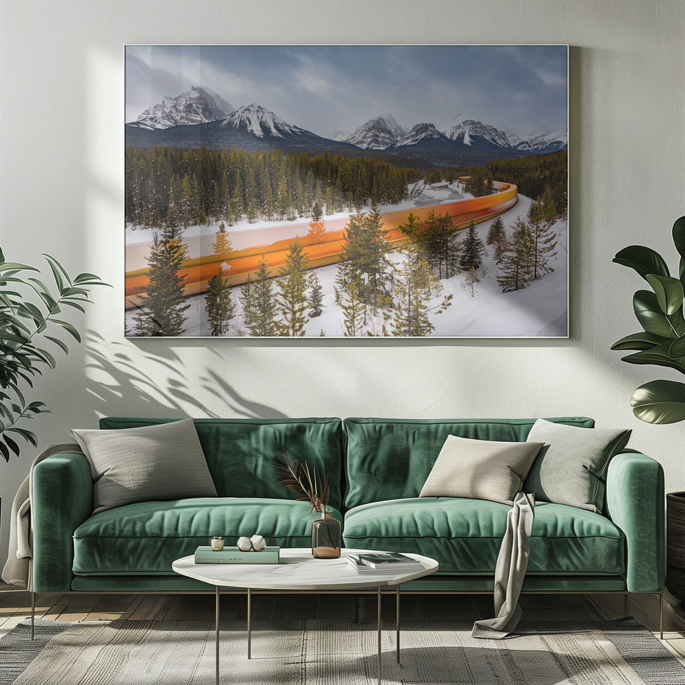 Morant's Curve in de winter | Canvasprints