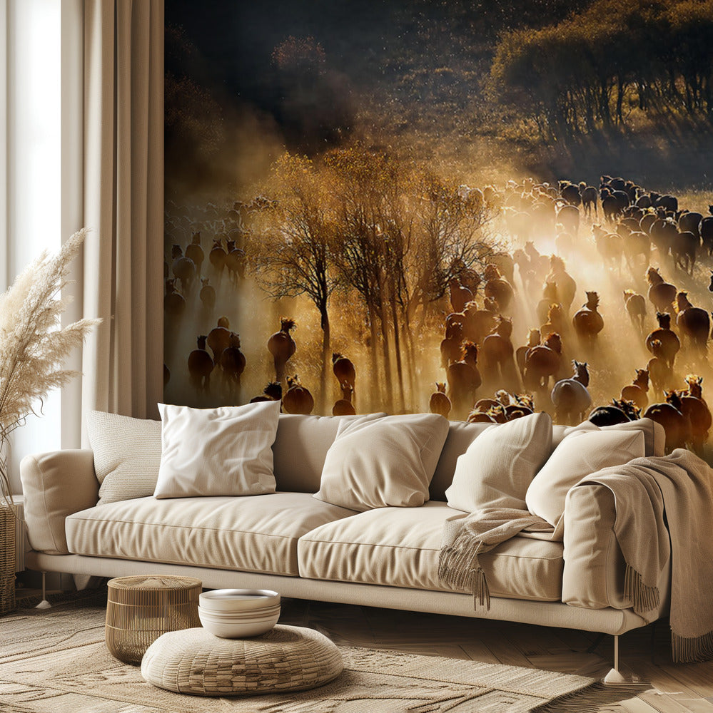 Paarden | Fotobehang