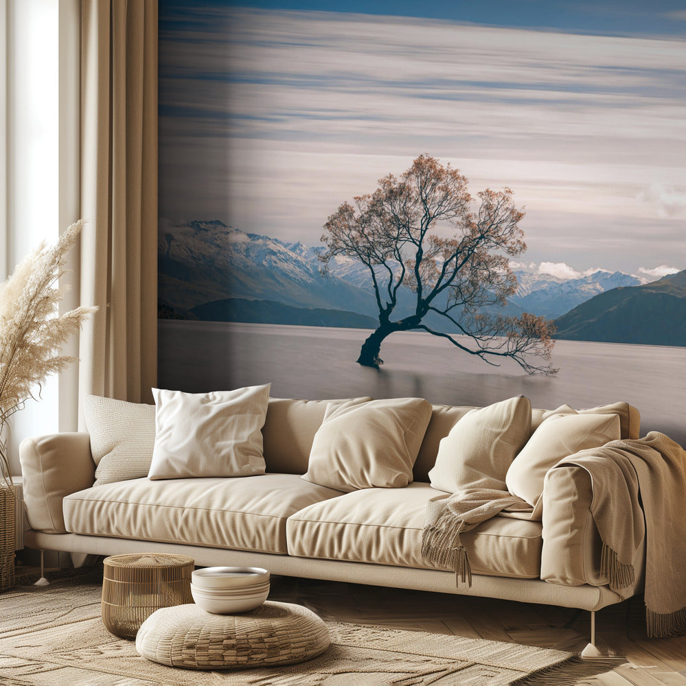 árbol solitario Papel Pintado Fotográfico